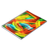 carnet de design abstrait coloré (Côté gauche)