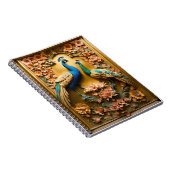 Carnet de design de Peacock d'or (Côté Droit)
