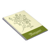 Carnet de design minimal de style artistique (Côté Droit)