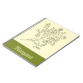 Carnet de design minimal de style artistique (Côté gauche)