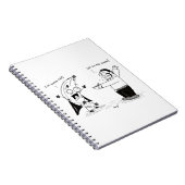 Carnet de dessin animé amusant Banana Man (Côté Droit)