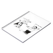 Carnet de dessin animé amusant Banana Man (Côté gauche)