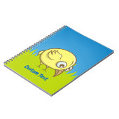 Carnet de dessin animé d'oiseau jaune (Côté gauche)