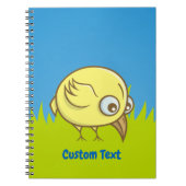 Carnet de dessin animé d'oiseau jaune (Devant)