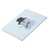 Carnet de dessin animé garçon éléphant mignon (Incliné)