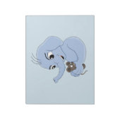 Carnet de dessin animé garçon éléphant mignon (Tourné)