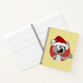 Carnet de dessin animé koala de Noël (Intérieur)