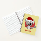 Carnet de dessin animé koala de Noël (Intérieur)