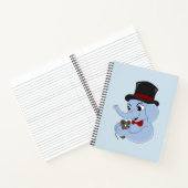 Carnet de dessin animé mignon garçon d'éléphant (Intérieur)