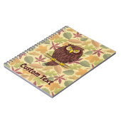 Carnet de dessin de hibou (Côté gauche)