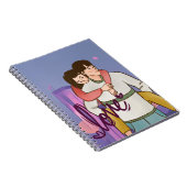 Carnet de dessin romantique - Couple mignon (Côté Droit)