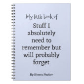 Carnet de devis amusant personnalisé pour les pers (Devant)