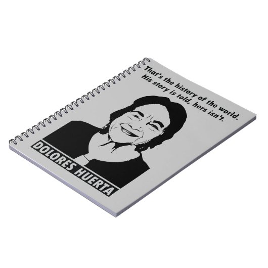 Carnet de devis Dolores Huerta (Côté gauche)