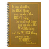 Carnet de devis Motivationnel "Faire quelque chose (Devant)