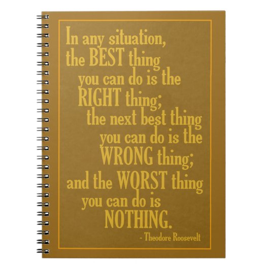 Carnet de devis Motivationnel "Faire quelque chose (Devant)