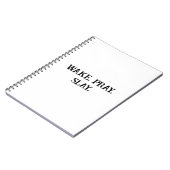 Carnet de diffusion de la prière éveillée pour les (Côté gauche)
