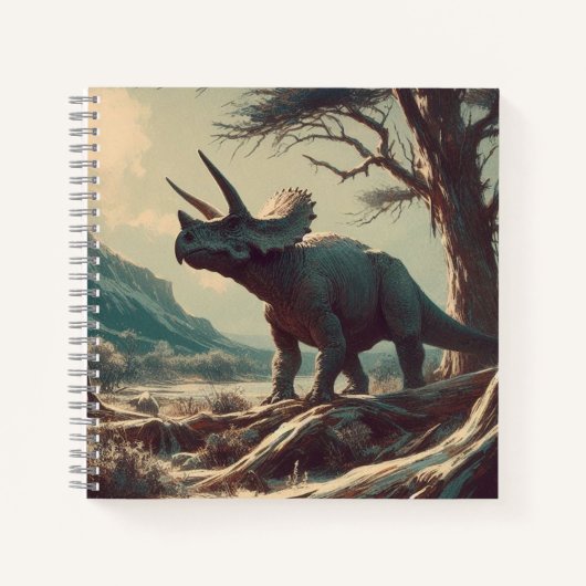 Carnet de Dinosaur Triceratops (Devant)