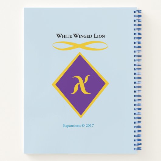 Carnet de dragon à ailes blanches (Dos)