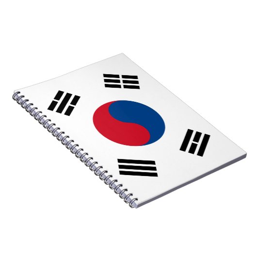 Carnet de drapeau de la Corée du Sud (Côté Droit)