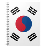 Carnet de drapeau de la Corée du Sud (Devant)