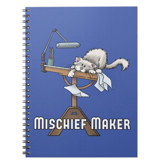 Carnet de fabricant de désavantage de chat blanc (Devant)