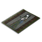 Carnet de fée d'Aviatrix de Steampunk d'éclat de (Côté gauche)