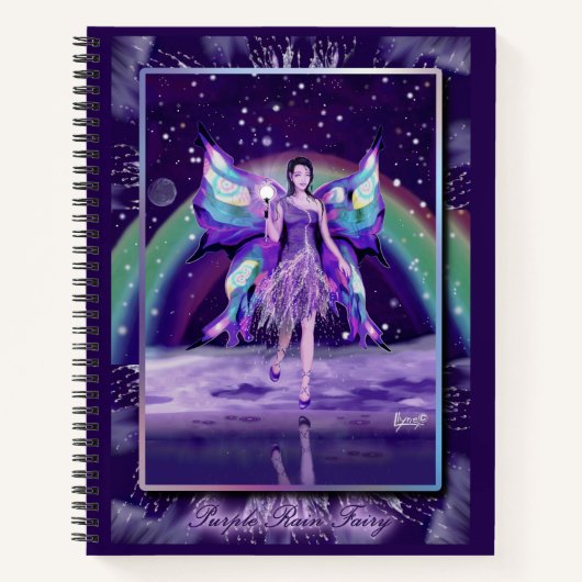 Carnet de fée Purple Rain (Devant)