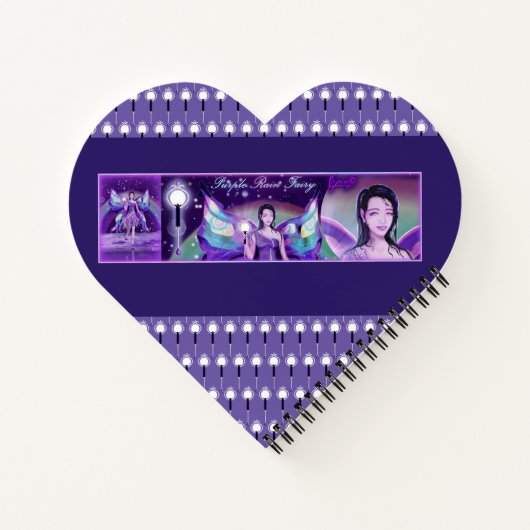 Carnet de fée Purple Rain (Dos)