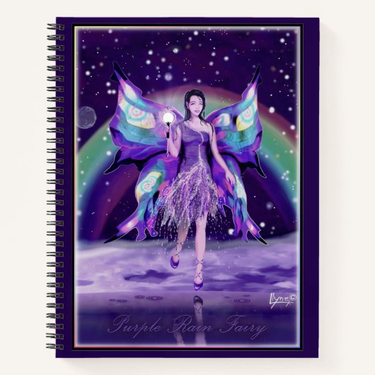 Carnet de fée Purple Rain (Devant)