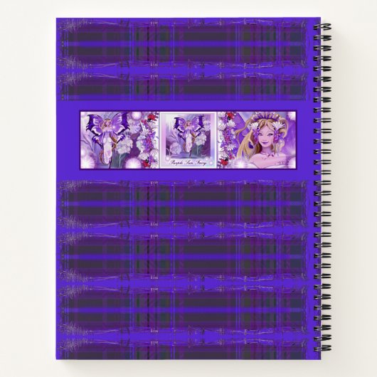 Carnet de fées violet (Dos)