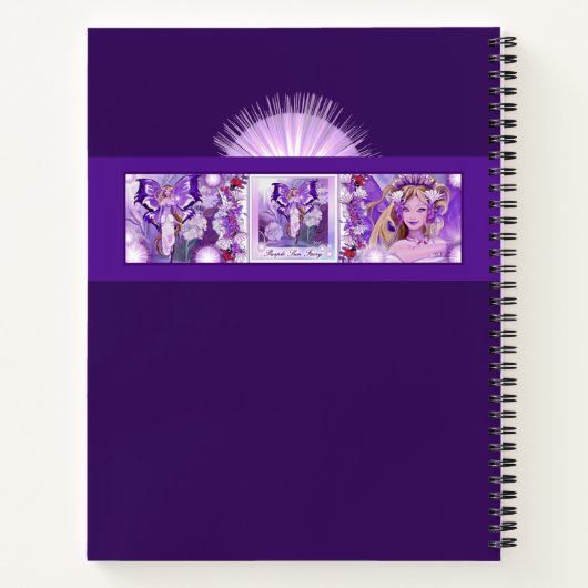 Carnet de fées violet (Dos)