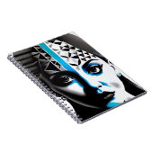 Carnet de femme géométrique futuriste (Côté Droit)