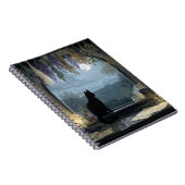 Carnet de fenêtre de la fleur de chat Lune (Côté Droit)