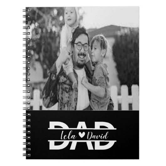 Carnet de Fête des pères personnalisé (Devant)