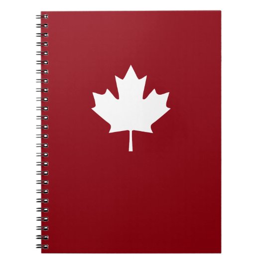 Carnet de feuille d'érable du Canada (Devant)