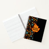 Carnet de feuilles d'automne coloré motif (Intérieur)