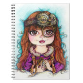 Carnet de fille de Steampunk (Devant)