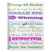 Carnet de fille scout (Devant)