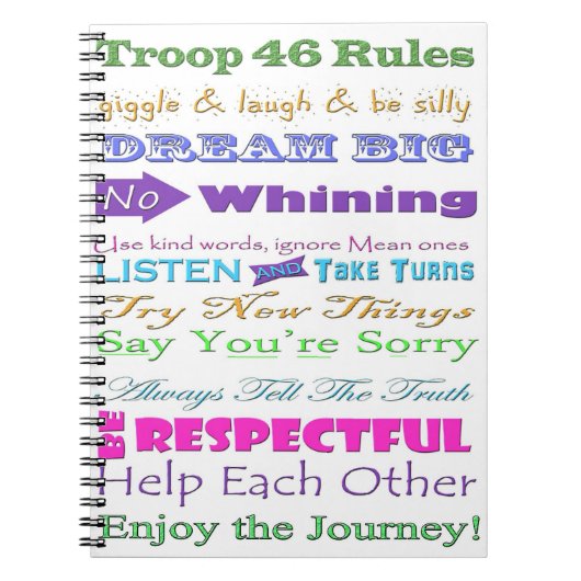 Carnet de fille scout (Devant)