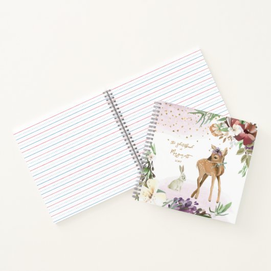 Carnet de filles en bois enchanté (Intérieur)