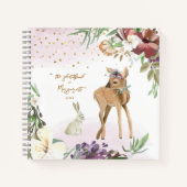 Carnet de filles en bois enchanté (Devant)