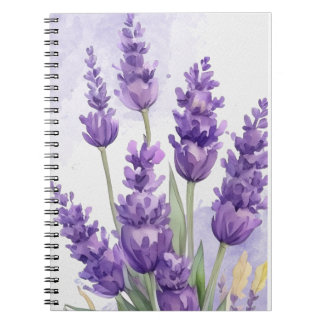 Carnet de Fleur de Lavande | Journal Floral Violet
