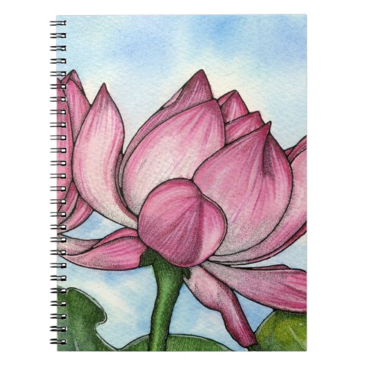 Carnet de fleur de Lotus (Devant)