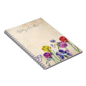 Carnet de Fleur Sauvage Vintage (Côté Droit)