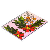 Carnet de fleurs (Côté gauche)