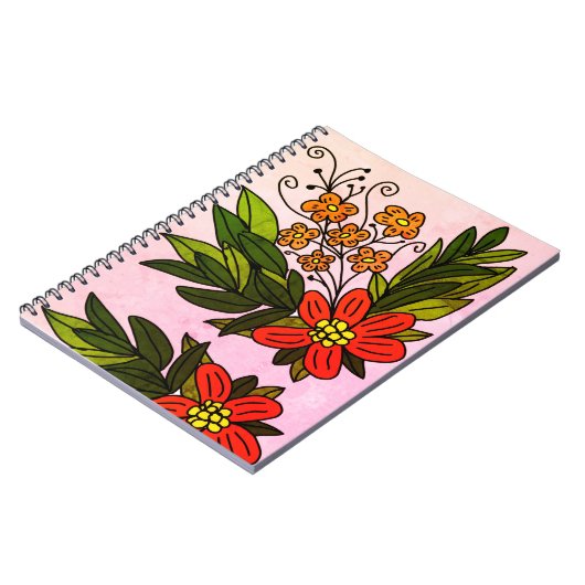 Carnet de fleurs (Côté gauche)