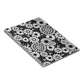 Carnet de fleurs blanches rétro (Côté Droit)