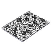 Carnet de fleurs blanches rétro (Côté gauche)