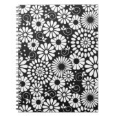 Carnet de fleurs blanches rétro (Devant)