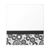 Carnet de fleurs blanches rétro (Devant)